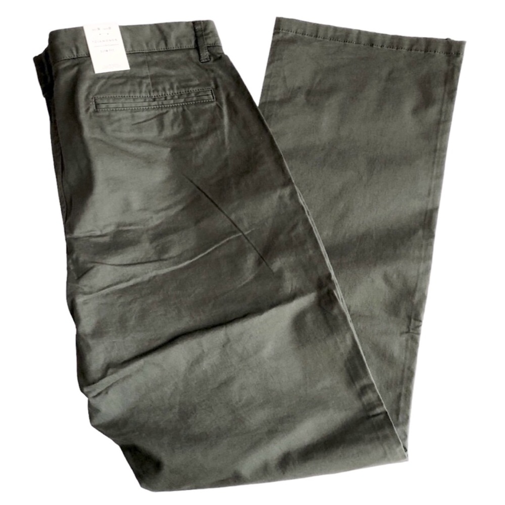 7 Diamonds Journey Olive Straight Leg  Chinos 36 x 32 - Picture 9 of 16